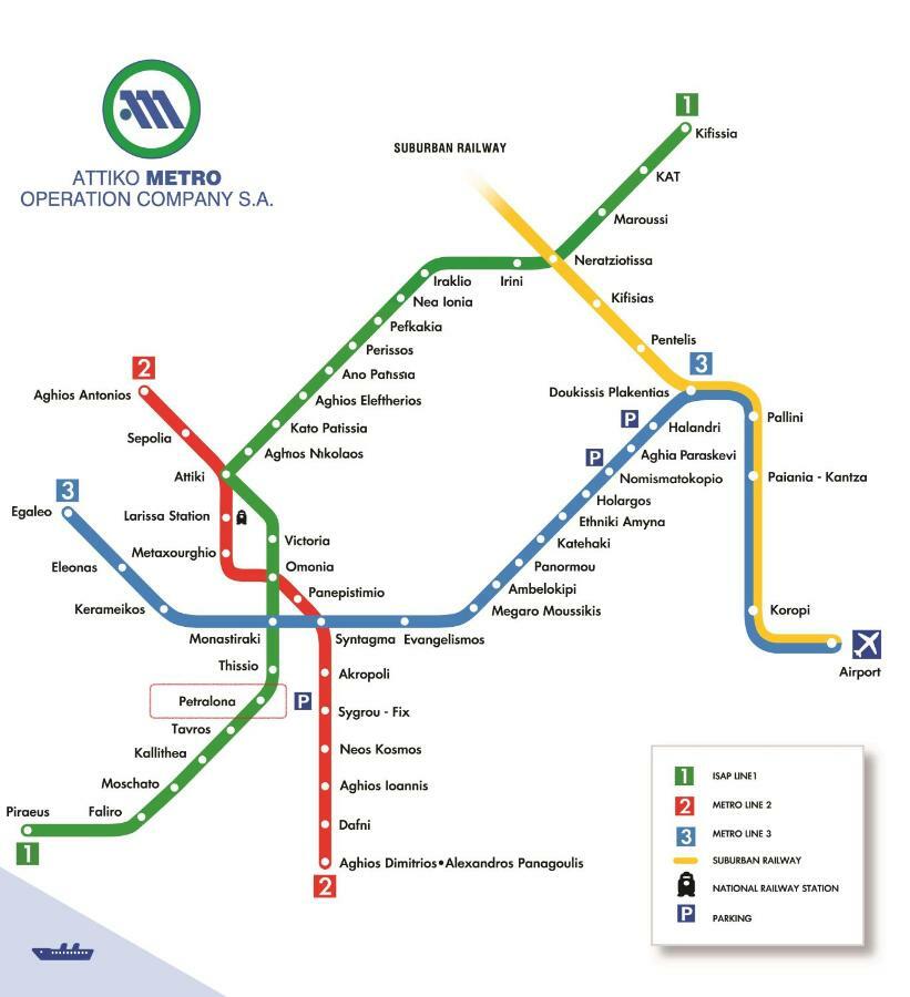 D16 Athens Apartment - 5' Mins To Petralona Metro Eksteriør billede